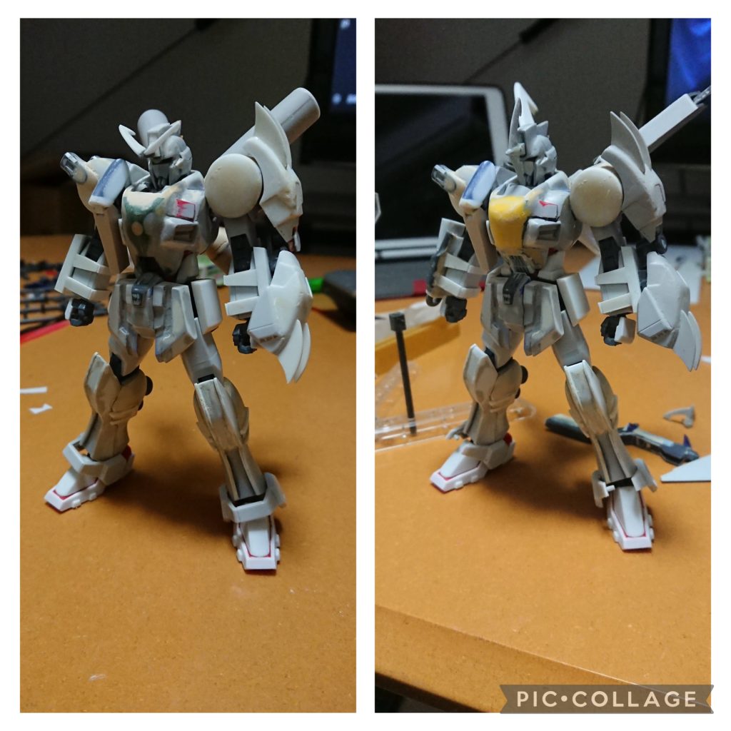 第二段階になります。大まかな形が出てきました。ここまでは1ヶ月ほどになります。