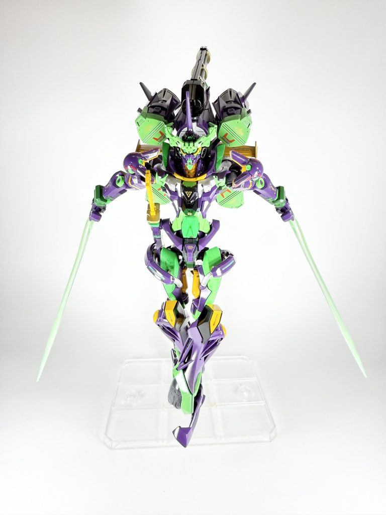 このキット、メチャクチャ稼働するのでS.H.フィギュアーツかよって思ったしまいました( ͡° ͜ʖ ͡°)ガンバレルのポッド内は塗り分けてないのでオープンには出来ません…