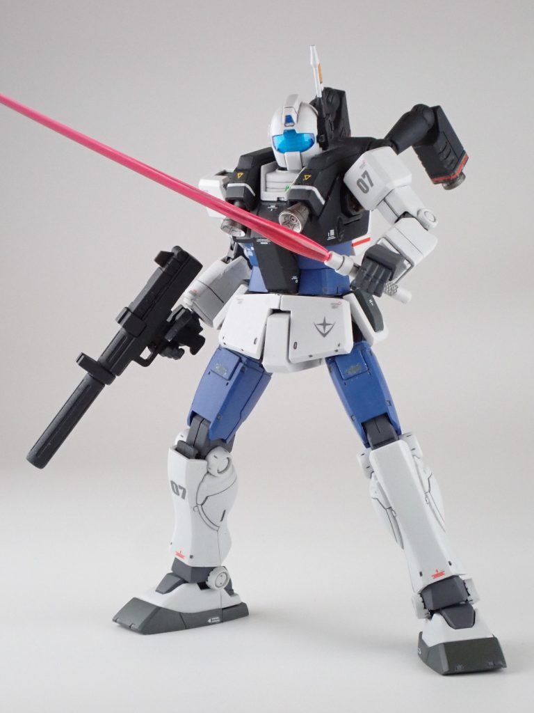 付属デカールは水転写でないので、ガンダムデカール各種使用