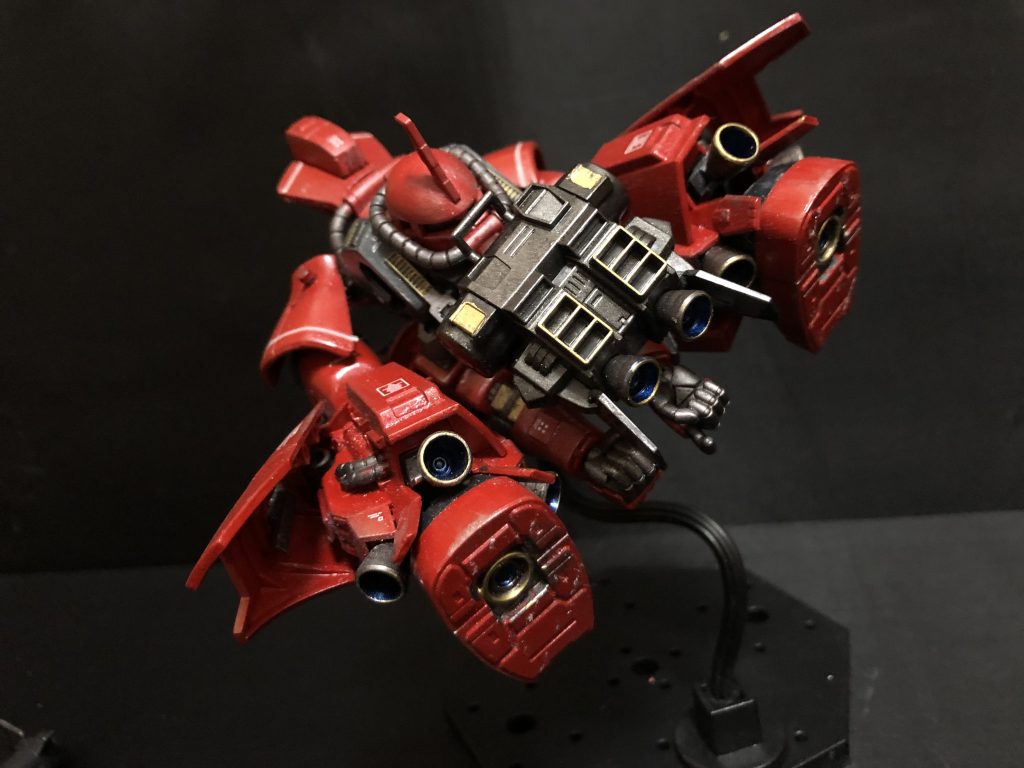 可変形態後方から。