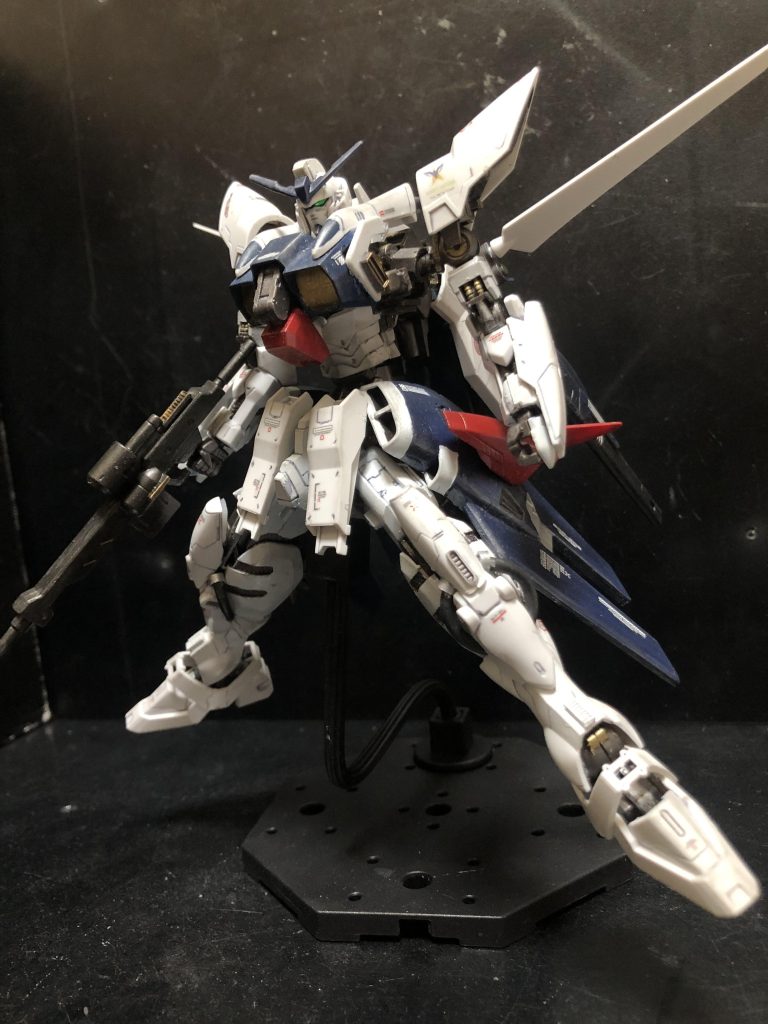 PS2のゲームソフト、Gセイバーの主役機です。昔、改造しようとして失敗、放置していたモノを蘇えらせました。