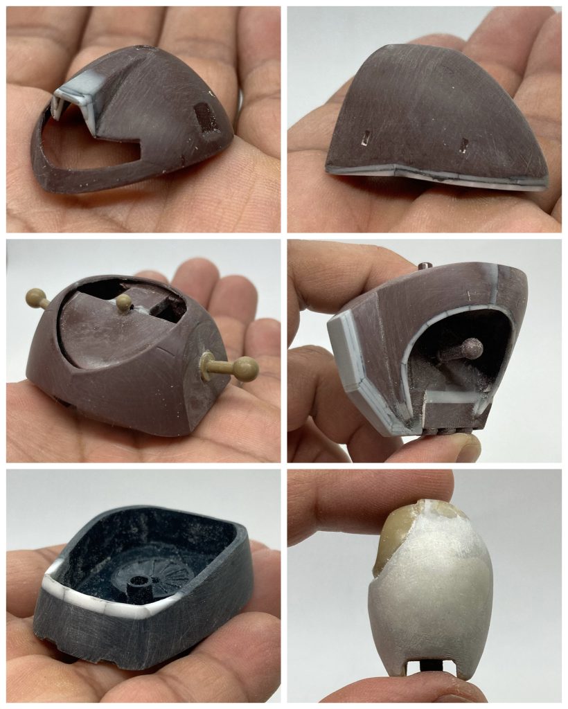 備忘録。あ、目のヒサシ部分も延長してました。