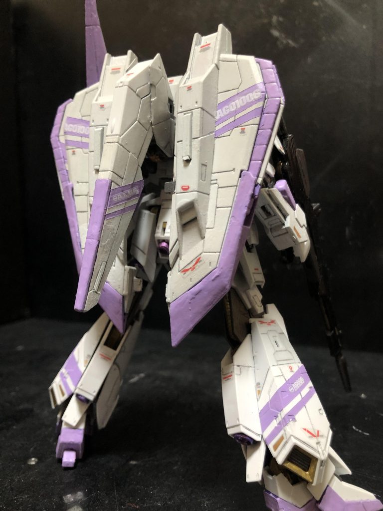 やっぱりオサレだと思います3号機カラー。良い紫カラーが入手できました。計画通り!