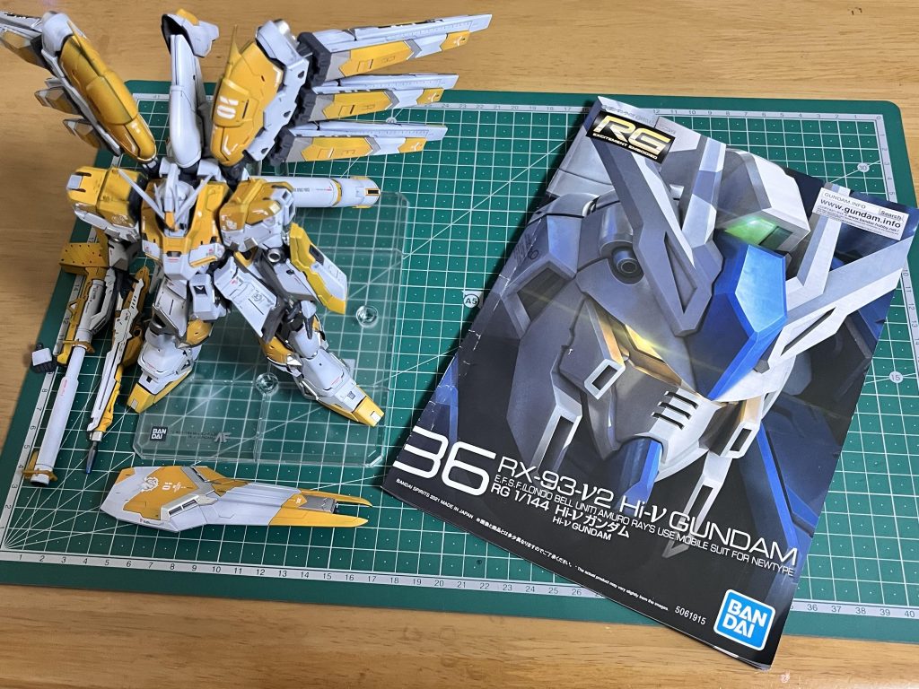 最近は良ＲＧばかり組んでプラモの出来に助けられている感じです😅閲覧ありがとう😊ございました。また宜しくお願いします🙇。 