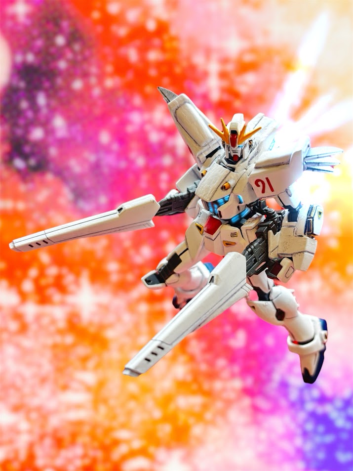 ガンダムF91オリジナルプラン（HGUC通常版塗装替／筆塗全塗装）