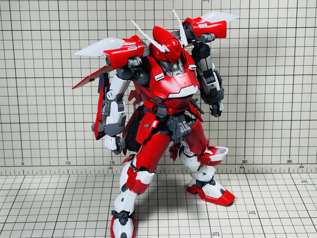 GP04👉ガーベラ改への換装は、胴体・腰はごそっと交換、腕・脚は組み替えの上外装を装着