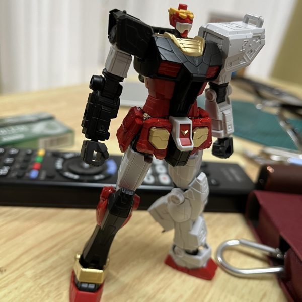 万博ガンダム見て「武者ガンやん！」と思い、実験感覚で作ってます。万博セットのキットのみ使用という縛りプレイ中。（2枚目）