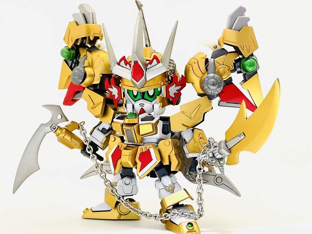 武器は、鉄機武者サイコや三国伝系武器でそれらしく。