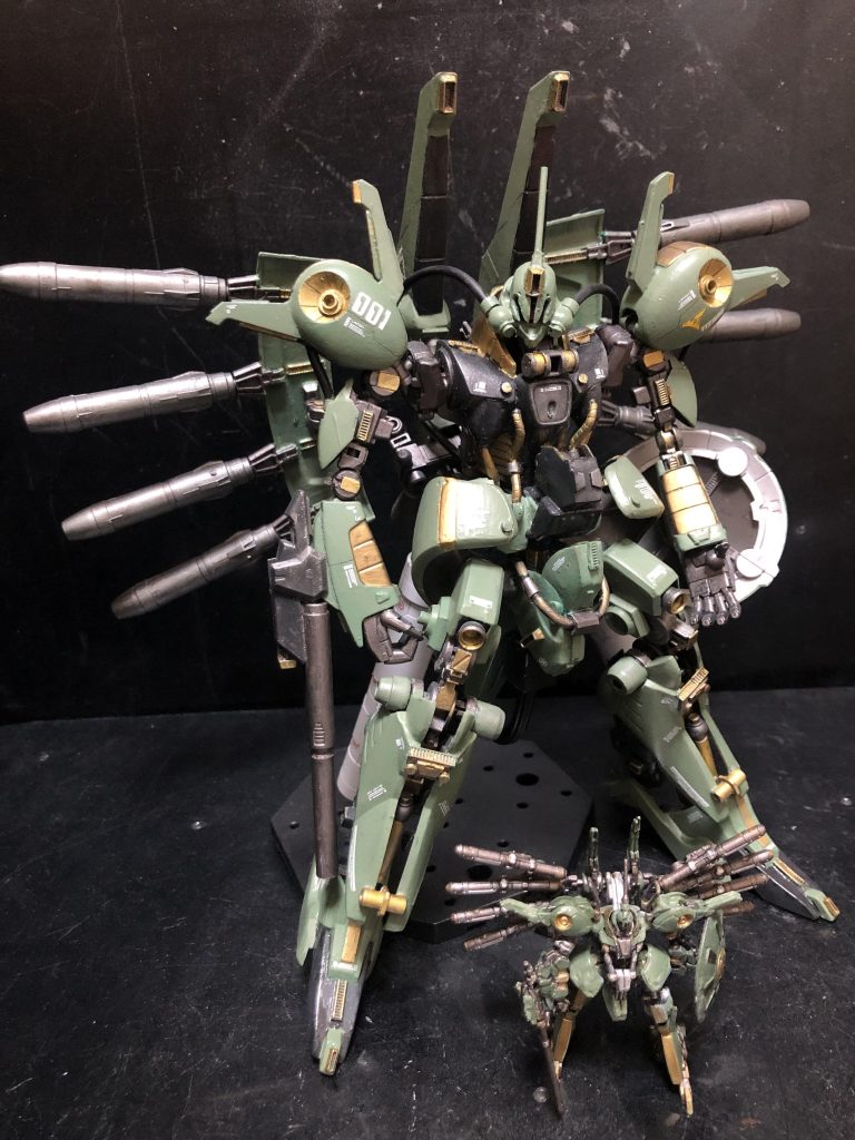 旧キット、パラスアテネでした。たまには可変なくても良いよね!?