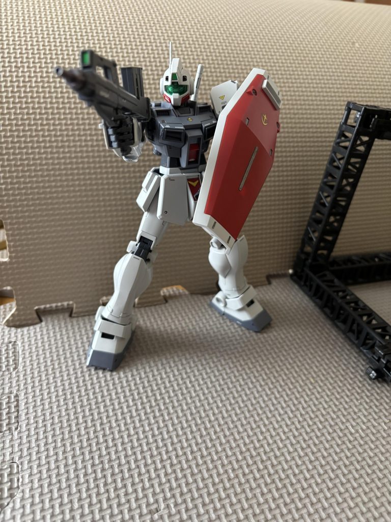 ライフル変えてHGジム寒冷地gロボ魂ジム寒冷地　3体で