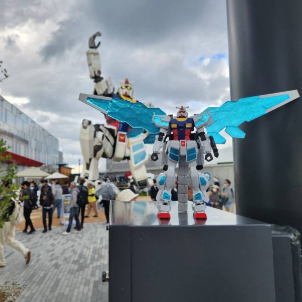 万博ガンダムとガンプラで写真撮ろう！！