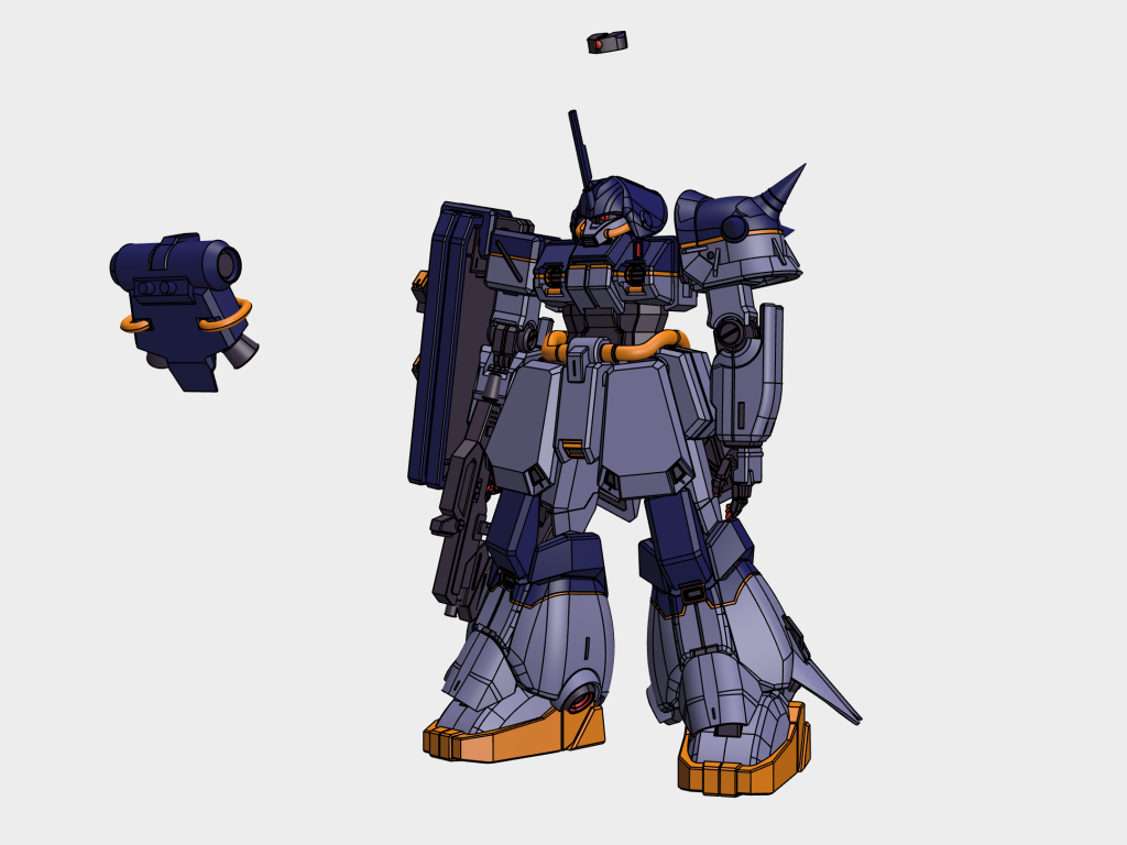 陸続きで4ヶ月の3dモデリングを作った