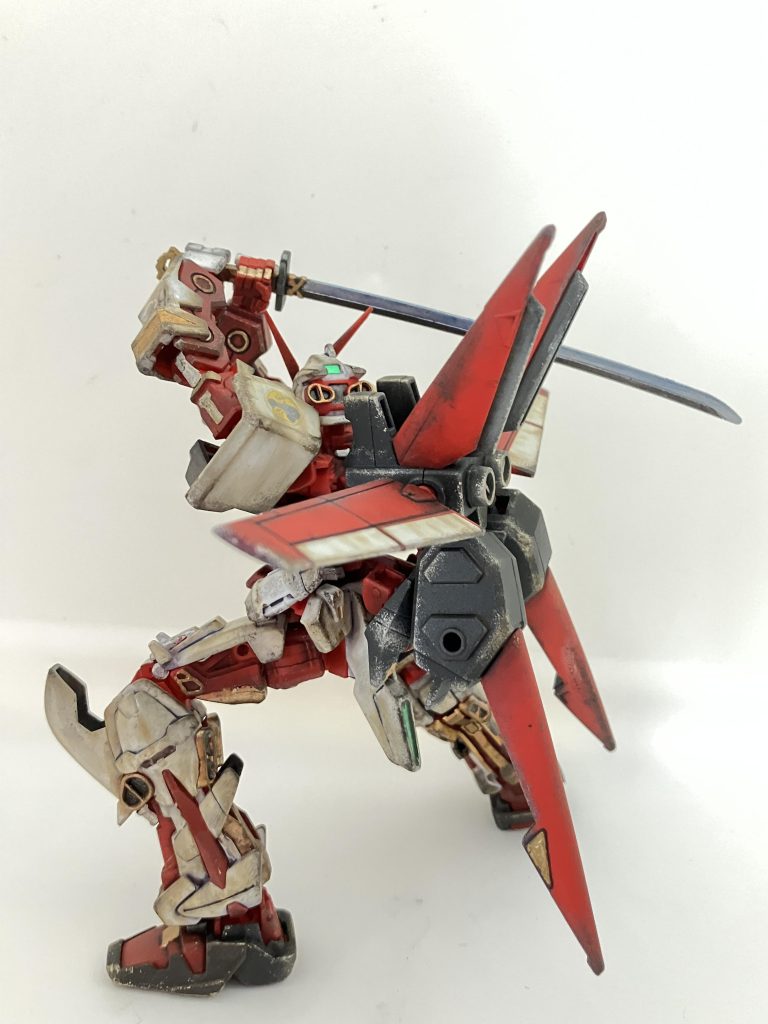 HG 1/144 ガンダムアストレイレッドフレーム（フライトユニット装備）–4枚目/制作者：かるすも