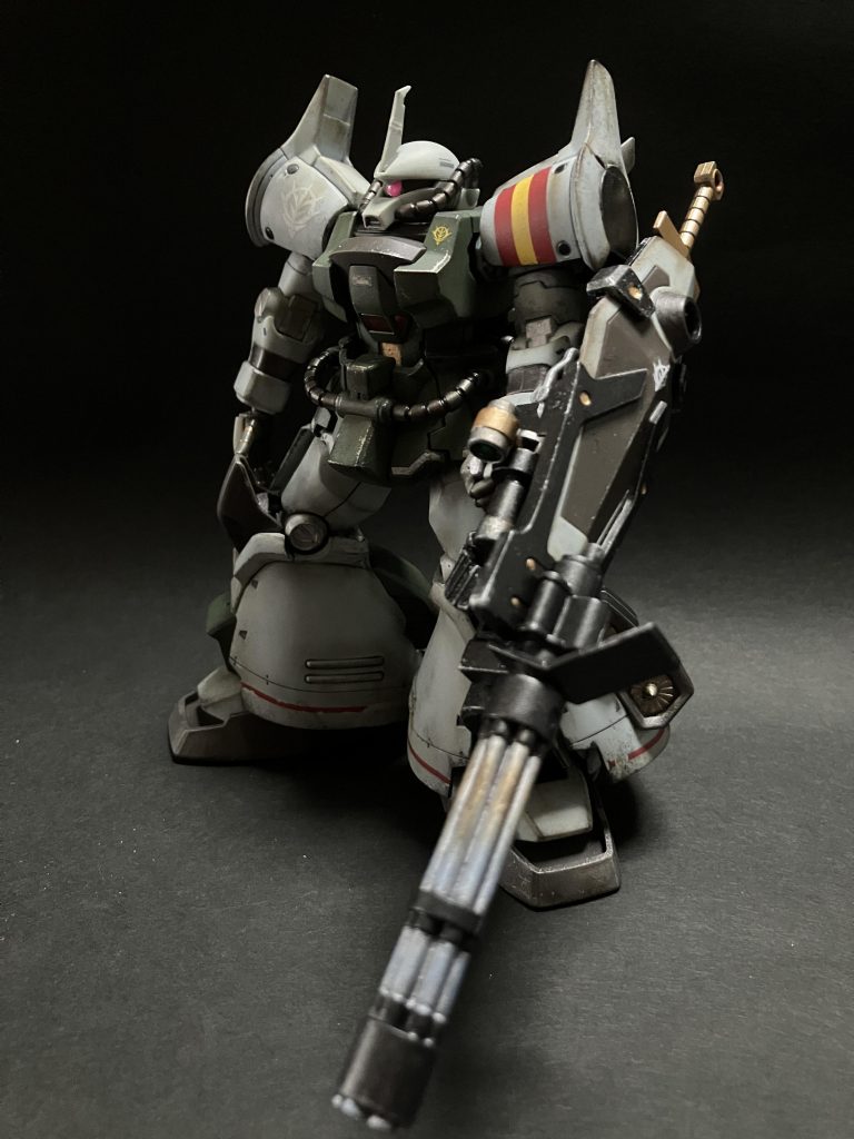 ガトリングの焼け具合は個人的にはよくできたと思います。