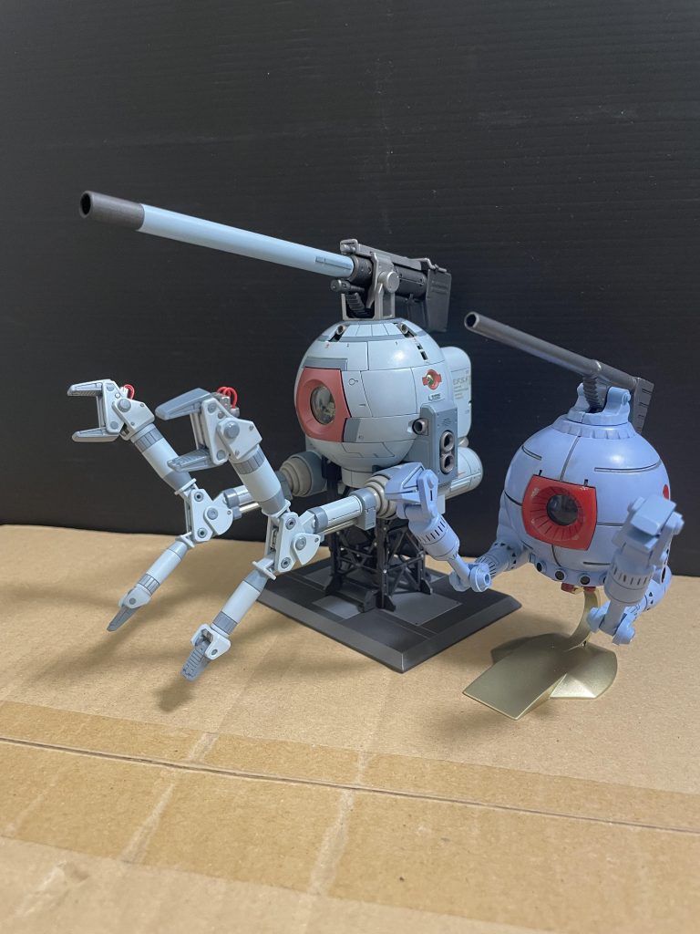 この二つを並べたくて旧ボールに手を出してしまったので、完成に時間がかかりました。