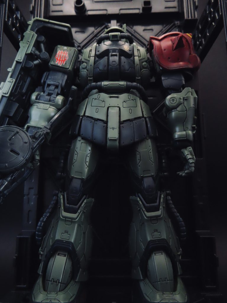 俯瞰で撮るのはもう、ガンプラじゃマストですよね笑