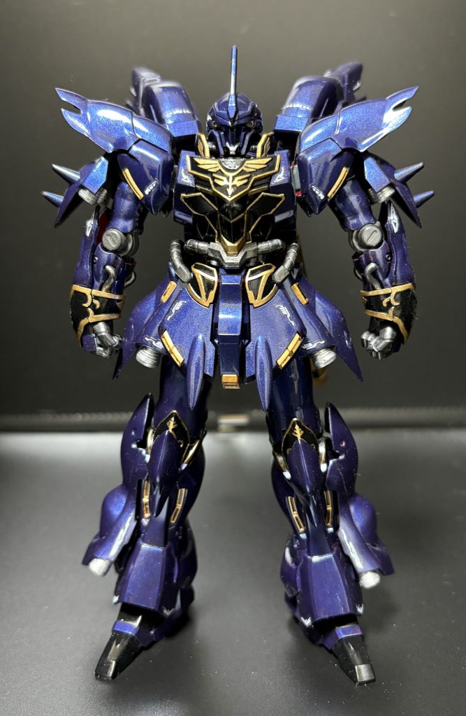 HGシナンジュ完成(水性筆塗り)–2枚目/制作者：Sheik