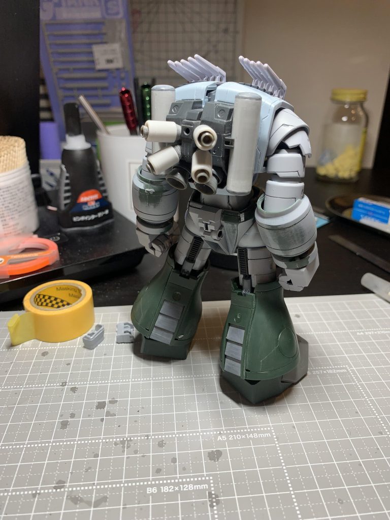 横と後は手を抜いてしまいました。