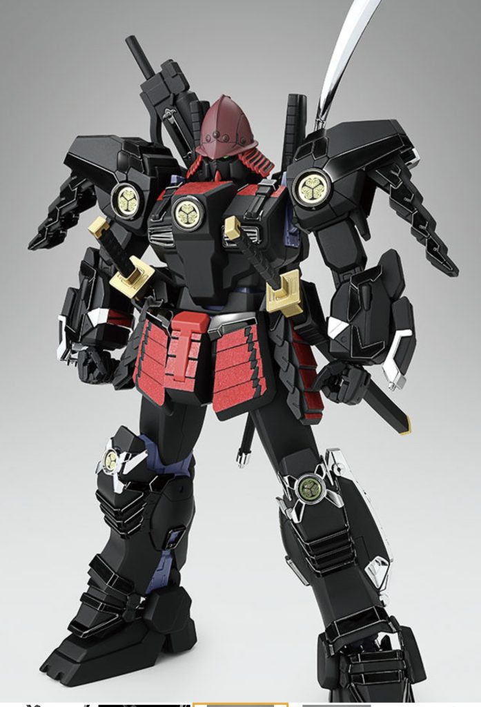 改造前の機体は武者ガンダムmarkⅡ 徳川家康（南蛮具足バージョン）です。