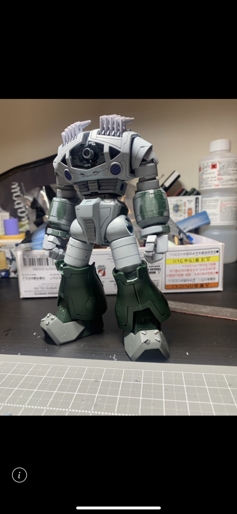 スジボリ他、ディテールアップ。リスペクトしている方のモデルを参考にさせていただきました。