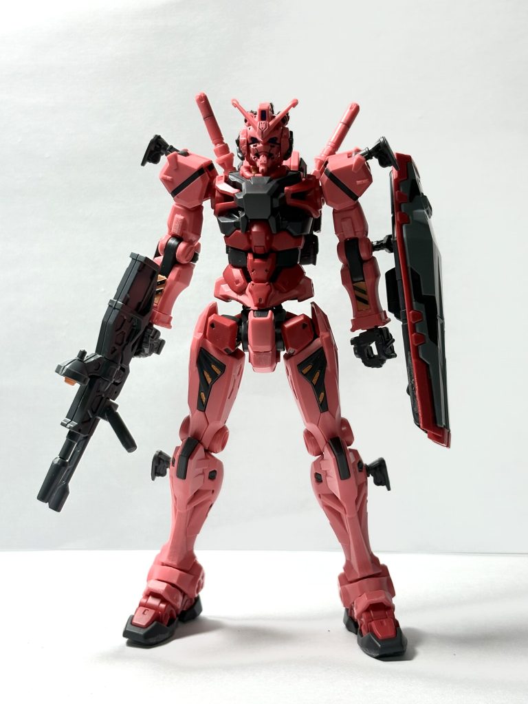 フロントはこんな感じ。イメージ画像よりもスタイルがハッキリしていて顔もカッコいいです(zaku-kao2)