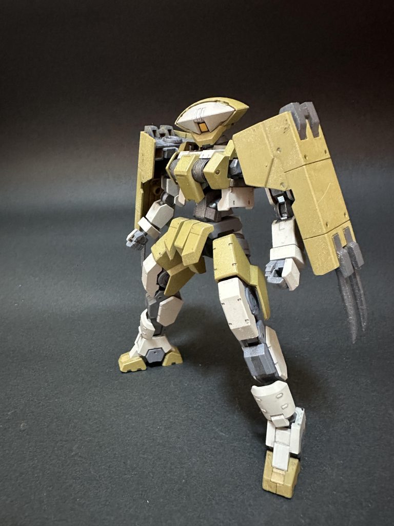 おまけで汚す前のものを。できるだけきれいに塗ってから汚していきたいですね。