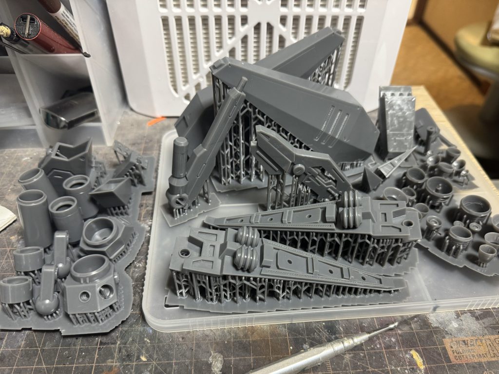 今回の最終印刷パーツ。ただこれの3倍位のミスプリントや失敗作がありますw最後までご覧頂きありがとうございました。