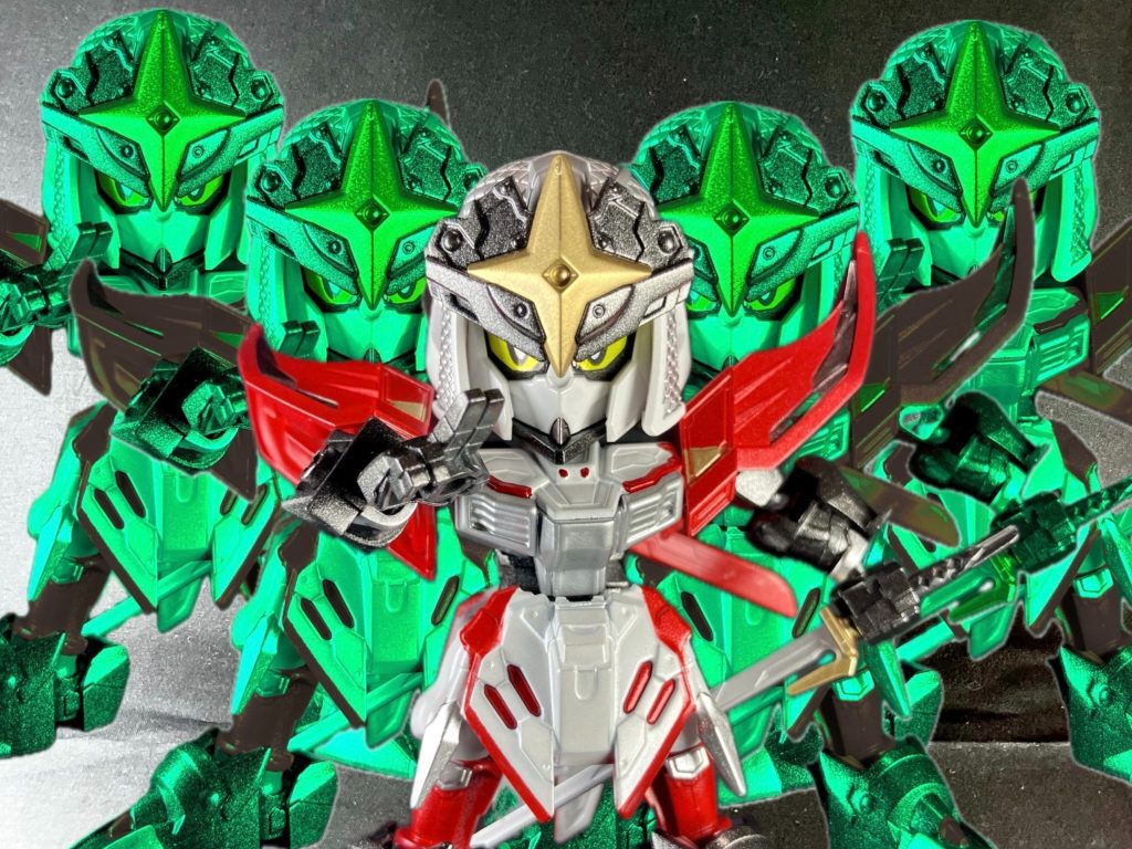 SD忍者戦士 飛影🥷正体不明!神出鬼没!頼もしい味方NPCとして突如出現する自律機動型忍者戦士。全能力値トップクラス、専用技能と特殊スキルで常時2回行動+反則級の命中・回避補正を有し、高火力MAP兵器で大量の敵ユニットを味方ごと一掃‼️資金&経験値を根こそぎ奪って行く最強最凶の味方NPCだ!