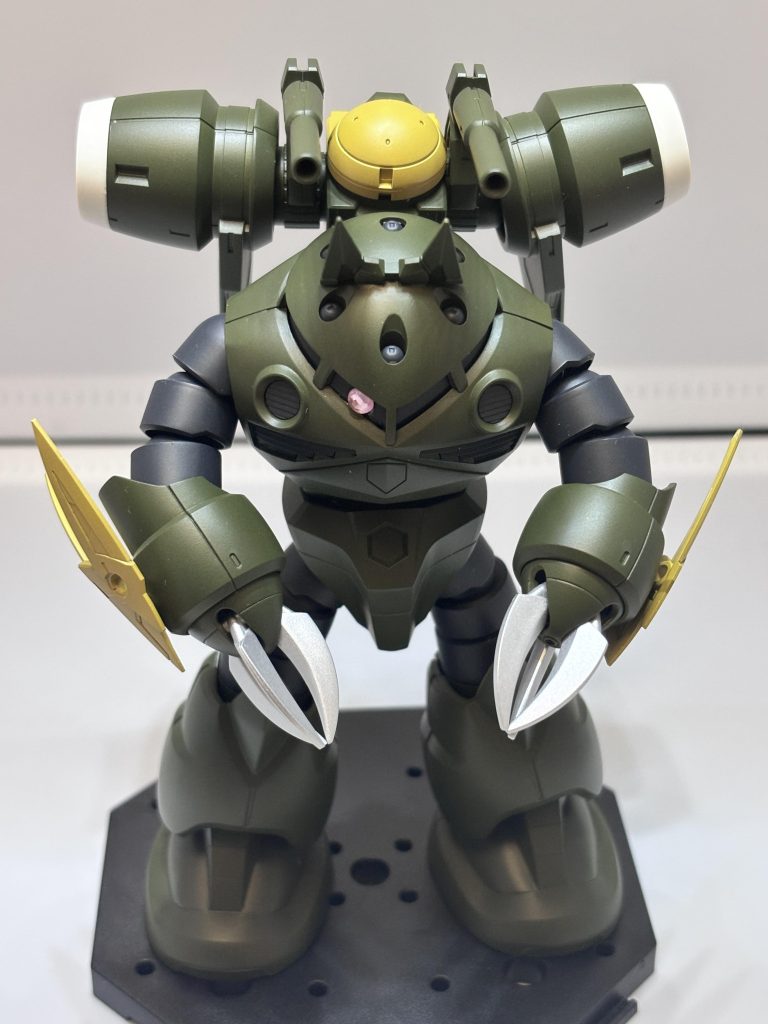 猫耳っぽいし猫(CAT)の頭文字、背中がガンキャノンっぽいのでCANNONの頭文字、そして可愛い(CUTE)の頭文字この3つの意味を含めてズゴックCという名前にしました最後までご覧頂きありがとうございます^^