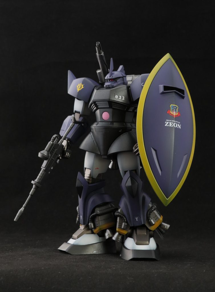 ゲルググシールド、ヒケ酷い問題再びこちらも溶きパテで対応