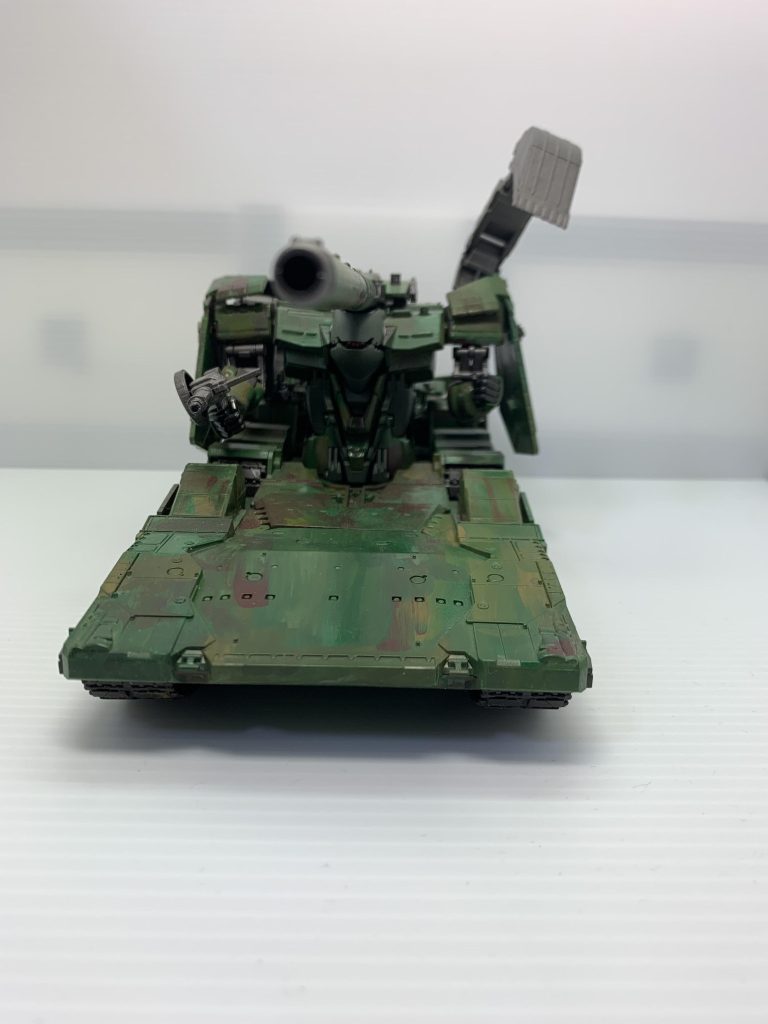 ショベルアーム展開。