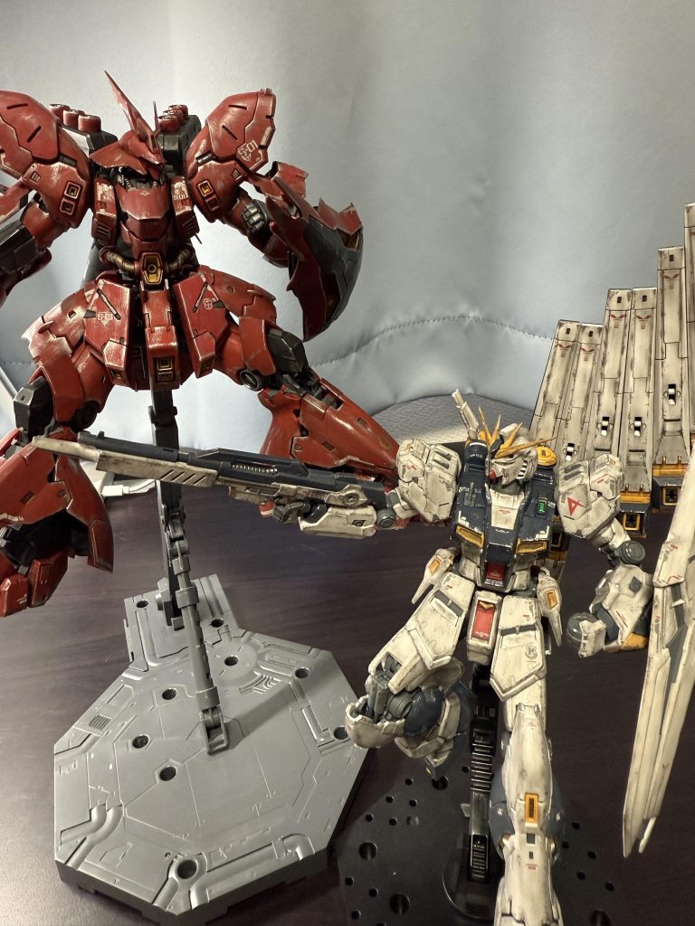 宇宙での塗装劣化を妄想しながらウェザリングしました。