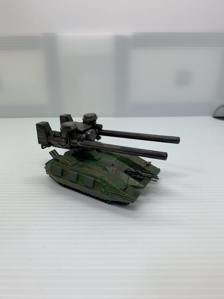 バズーカを流用しマゼラ・ベースに取り付けました。