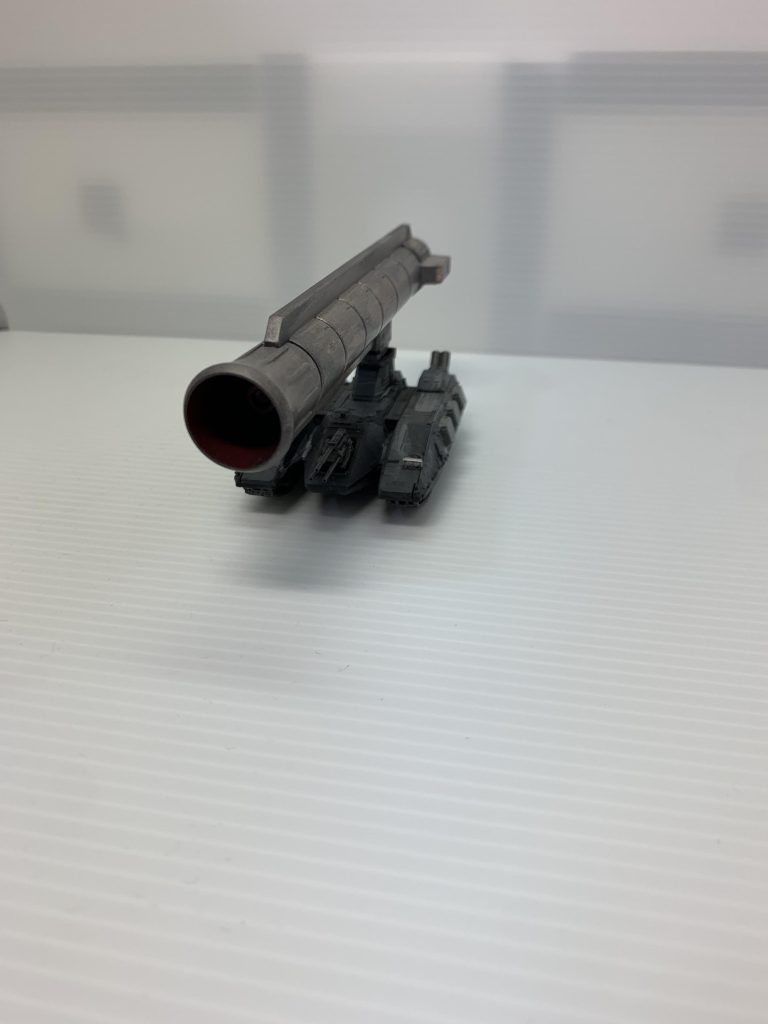 マゼラ・ベースに大型ビーム砲を搭載させました。