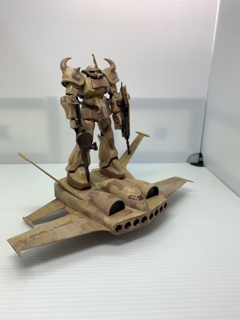 ドダイYSにグフを搭乗させました。