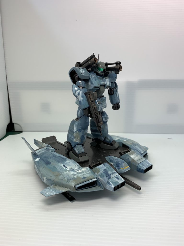 塗装は海用迷彩柄にしました。