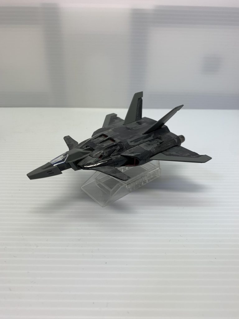 夜間用迷彩柄にしました。