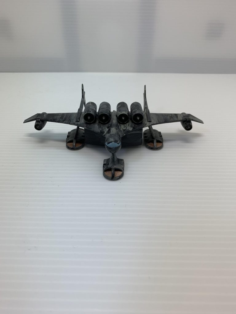 夜間用迷彩柄にしました。