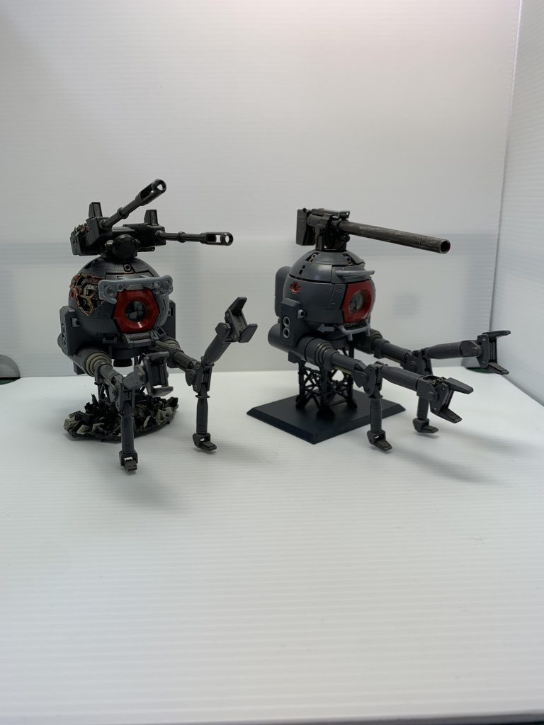 ２体（2球？）ともダメージ加工しました。 