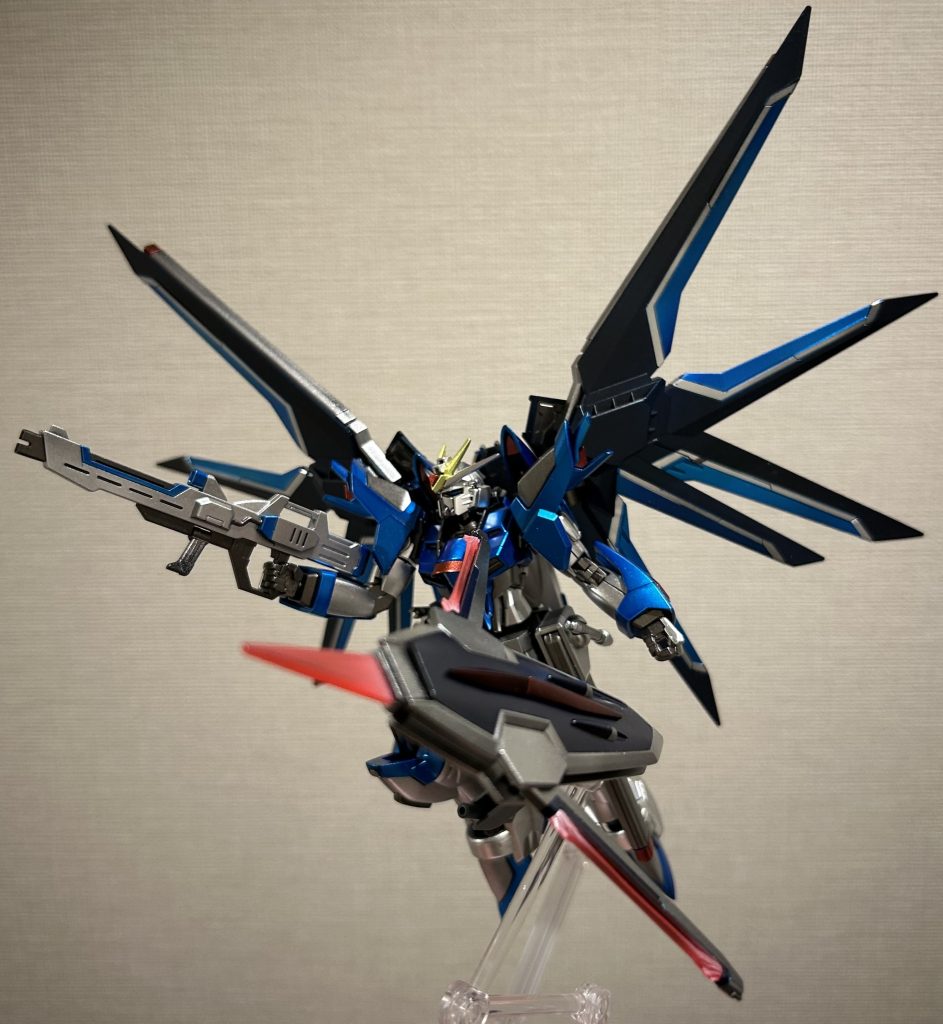 ライジングフリーダムガンダム　メタリック全塗装
