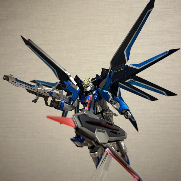 ライジングフリーダムガンダム　メタリック全塗装