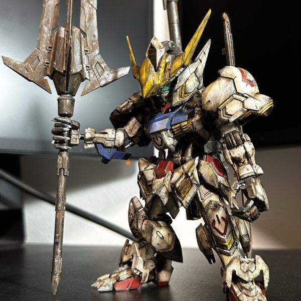 MGSD ガンダムバルバトス ウェザリング加工 ガンプラ製作】MGSD ガンダムバルバトス 部分塗装 ウェザリング