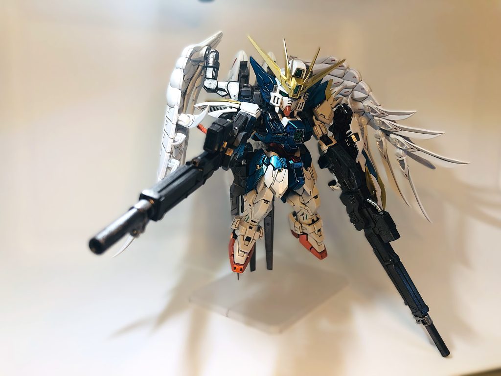 90年代に作ったウイングゼロカスタムはどのようなものだった、もうあまり覚えていませんが、懐かしさが込み上げます(zaku-kao8)