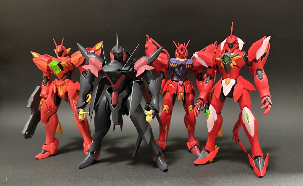 キット化されたゼハート搭乗機、揃いました。ウロッゾとかいつか出るといいなぁ。プラモデル完成品　2025　その11
