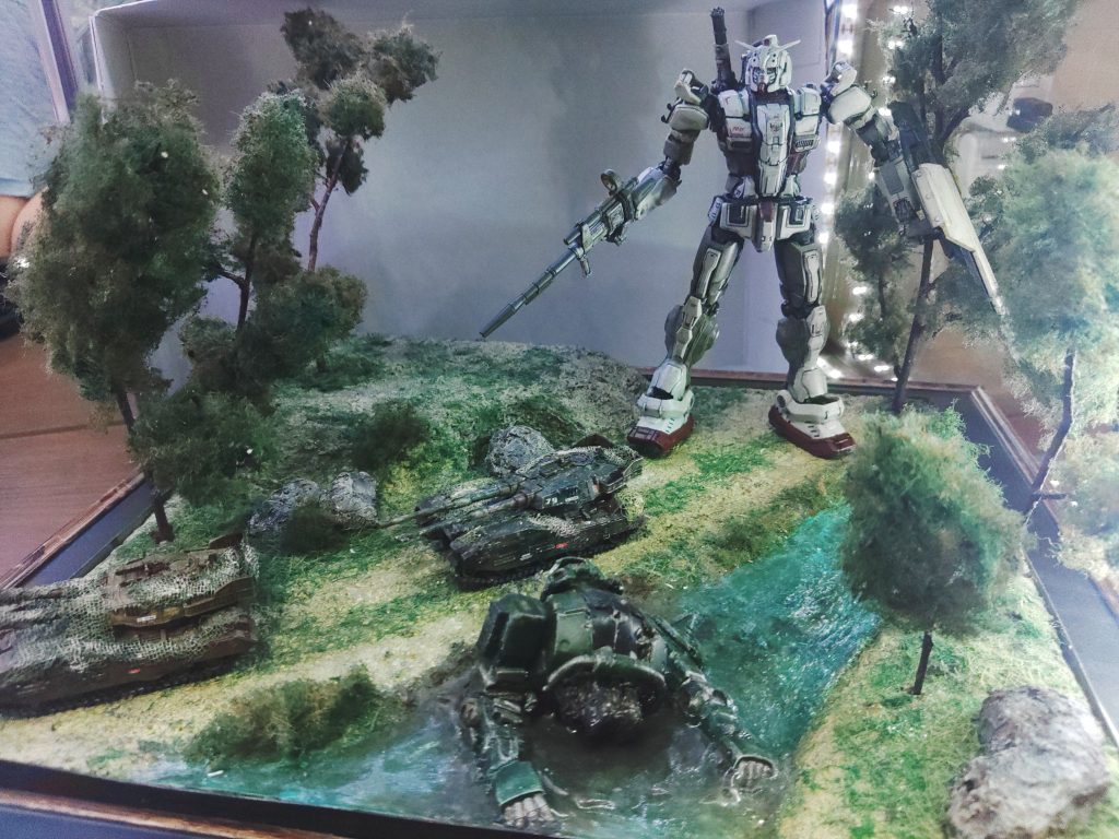 ついでに、ジオラマと61式戦車です😋