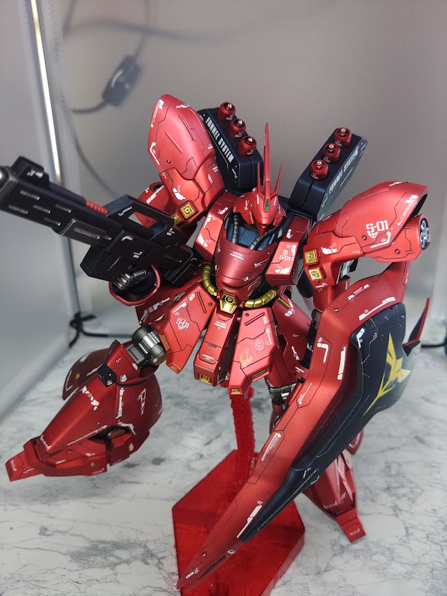 初キャンディー塗装！HGサザビー