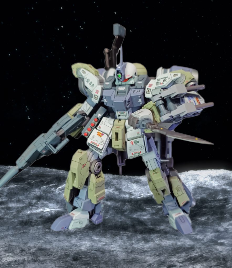 スナイパー系には必須の装備、コンバットナイフ*膝関節のメタルリングは、100均の釣り具コーナーで発見しました😁