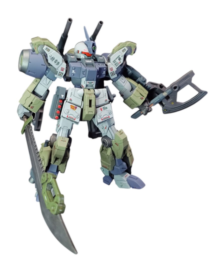 毎度定番のロングソード実はビームサーベル片方無くしております。最近、歳のせいか妖怪パーツ隠しが頻繁に出現している・・・😭