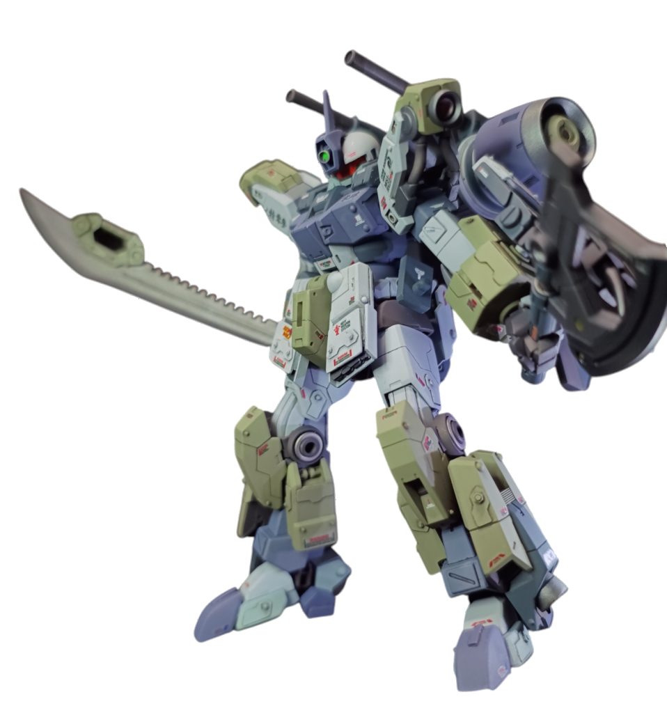 コンバットナイフと換装した最近の主人公機もお持ちのアックス!今更、釘バットはね・・・