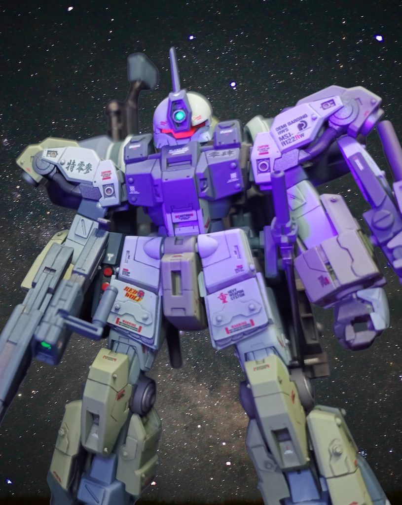 ビコーン!特務03ユニットで”特零参”と右肩に入れました。